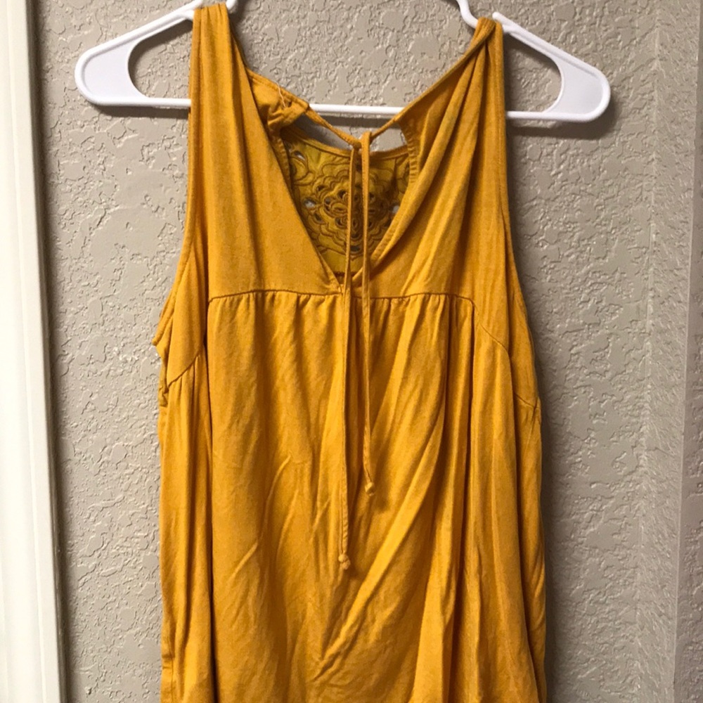 Yellow Cut-Out Tank - Picture 2 of 2